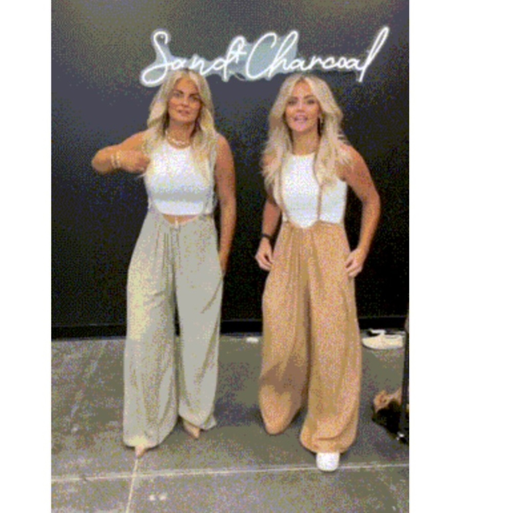 Silky Washed Solid Suspender Jumpsuit SMALL